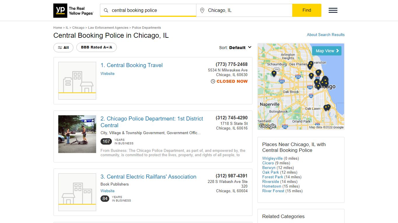 Central Booking Police in Chicago, IL with Reviews - YP.com